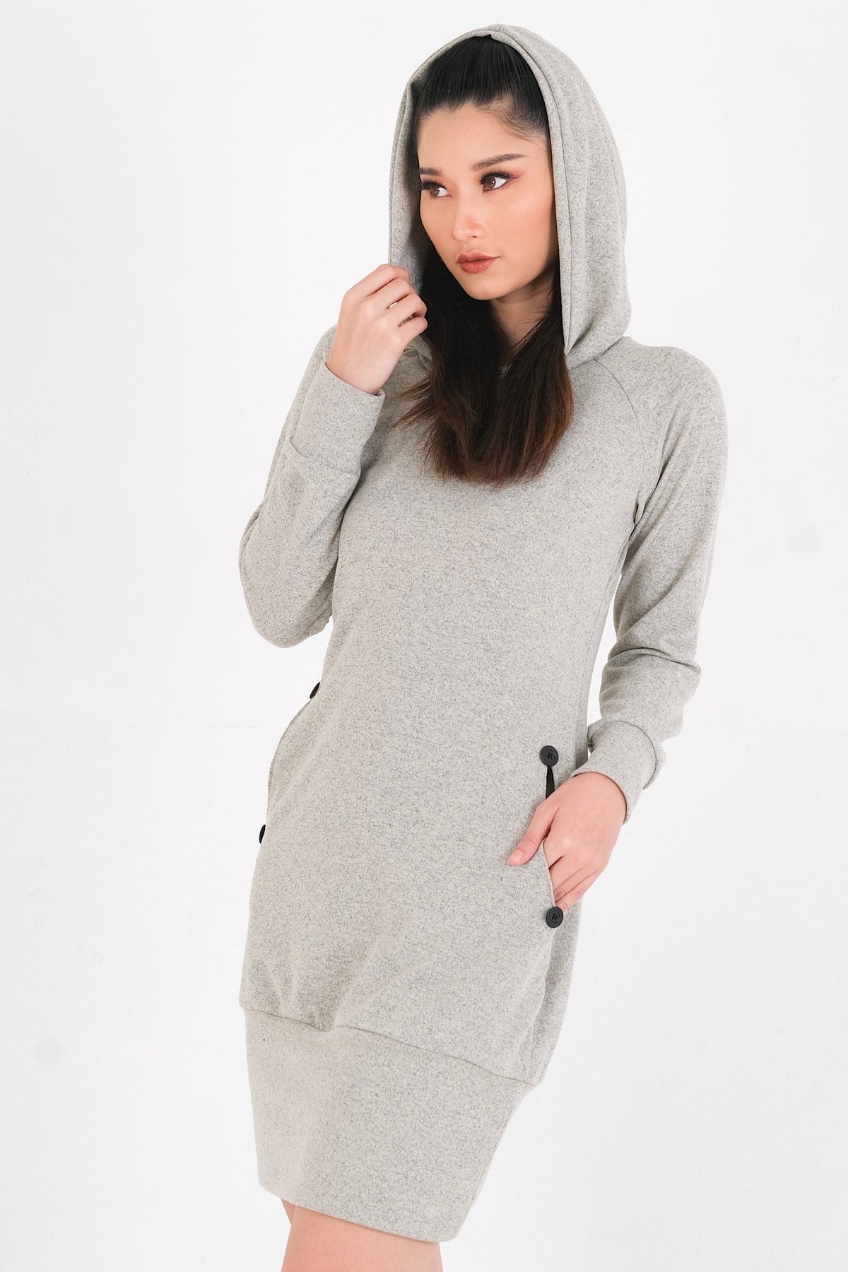 Robe Malya - GRIS CLAIR