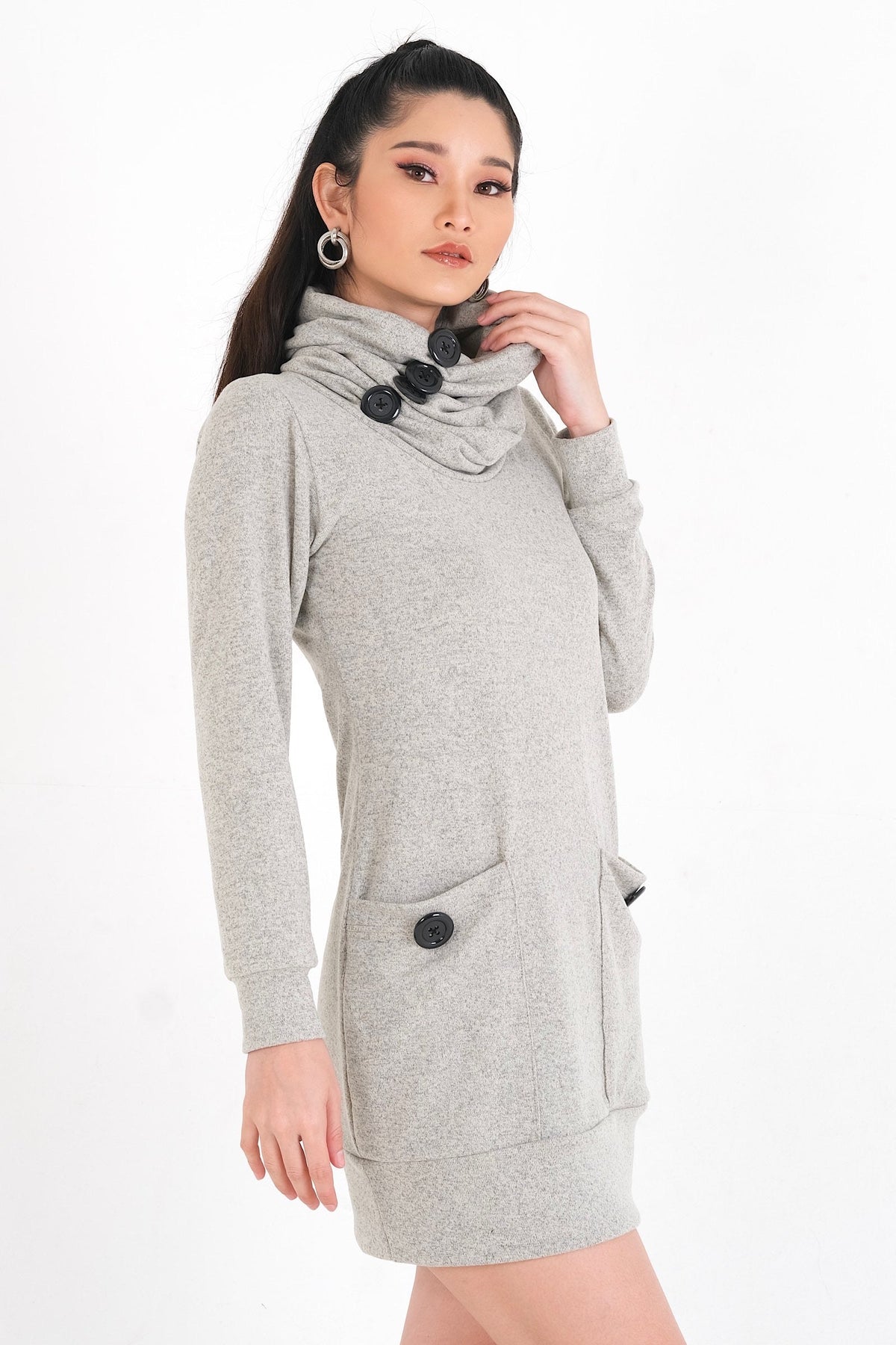 Robe-tunique Sylvia - GRIS CLAIR