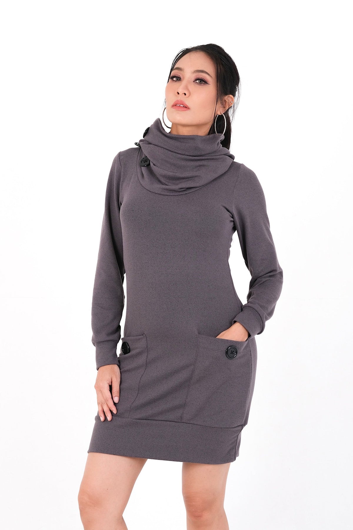 Robe-tunique Sylvia - GRIS ANTHRACITE