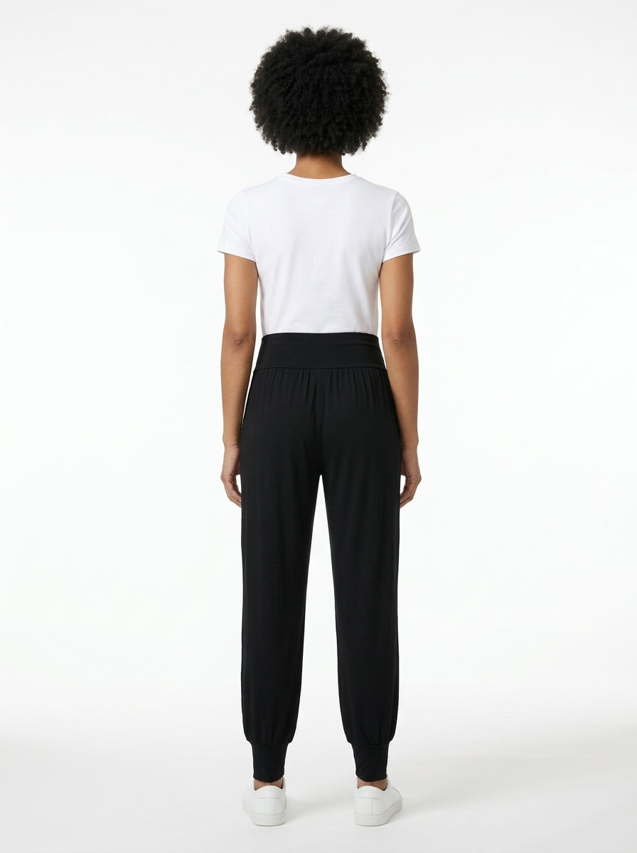 Pantalon Chloé Long noir vu de dos