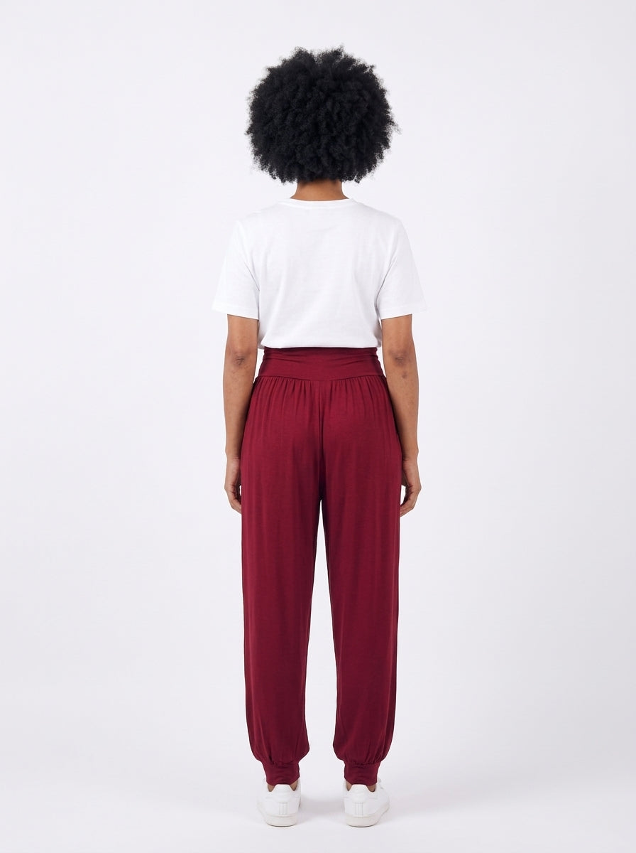 Pantalon Chloé Long cerise vu de dos